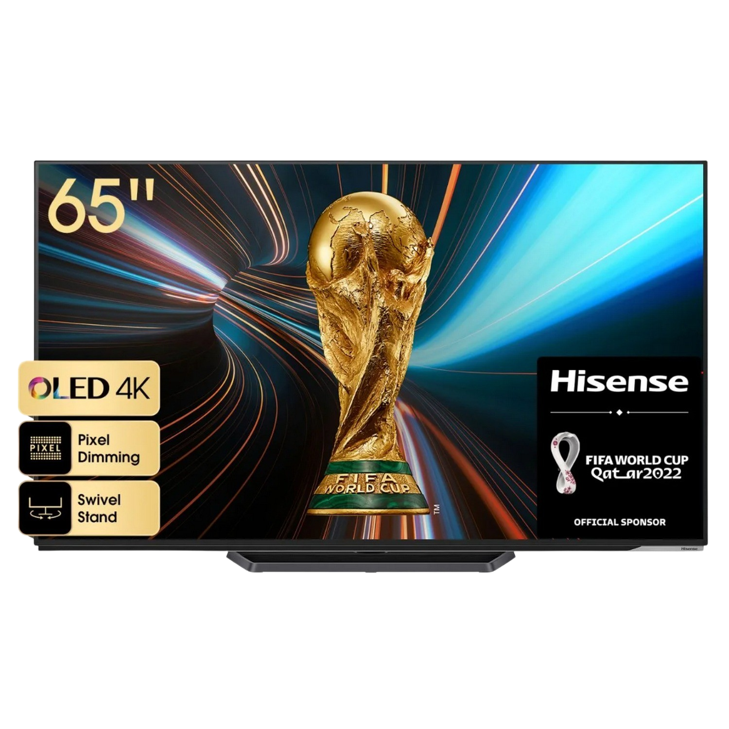 Tv 65 Oled hisense 65a85h 4k 120hz smart 165 cm premium uhd ia hdr10+ dolby vision iq atmos bluetooth wifi 6 hdmi