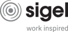 Logo auf schwarzem Hintergrund. Graues Spiraldesign mit schwarzem Text "sgdl" und darunter grauem Text.