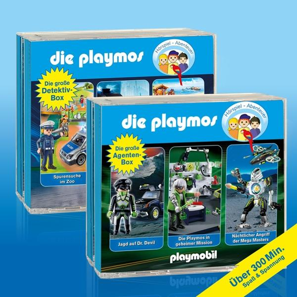 Die Playmos-Die große (CD) - Agenten-u.Detektiv-Box - Playmos Die