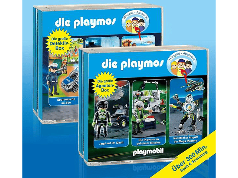 Die Playmos - Die Playmos-Die große Agenten-u.Detektiv-Box  - (CD)
