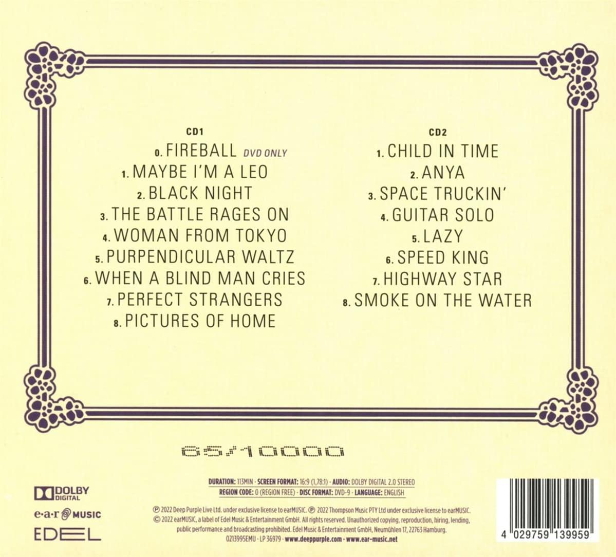 Deep Purple - Bombay Calling (Ltd.2CD+DVD Digipak)  - (CD + DVD Video)