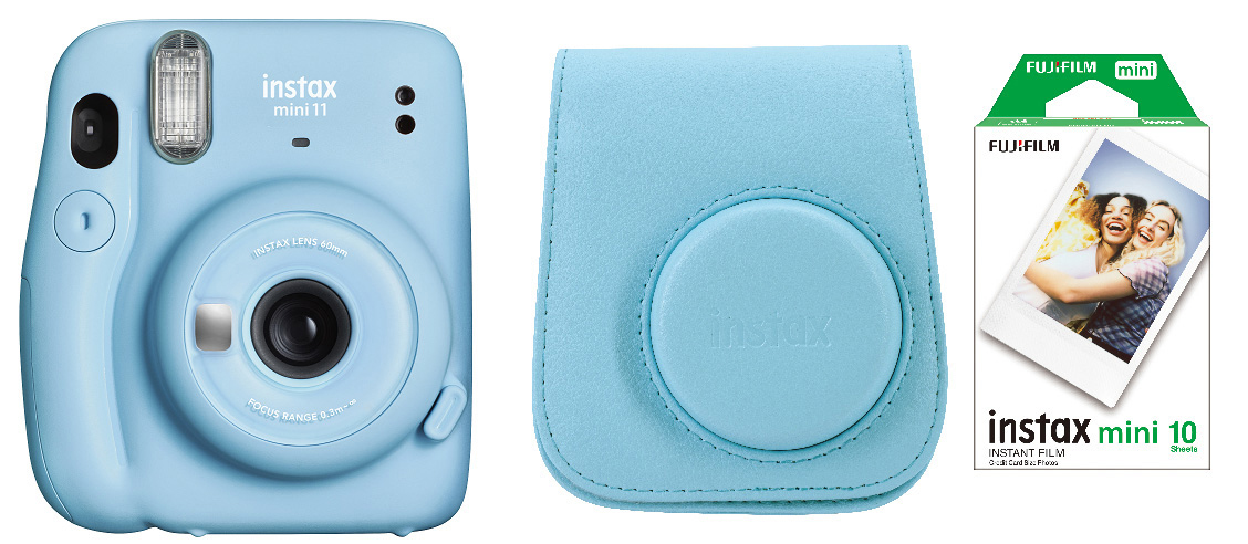 FUJIFILM instax Mini 11 Sofortbildkamera, Sky Blue