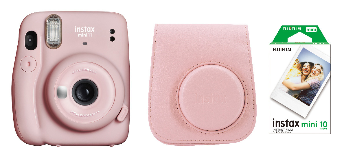 FUJIFILM instax Mini 11 Sofortbildkamera, Blush-Pink