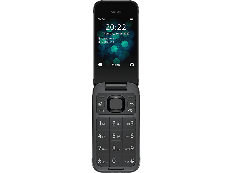 NOKIA 2660 FLIP DualSIM Fekete Kártyafüggetlen Mobiltelefon