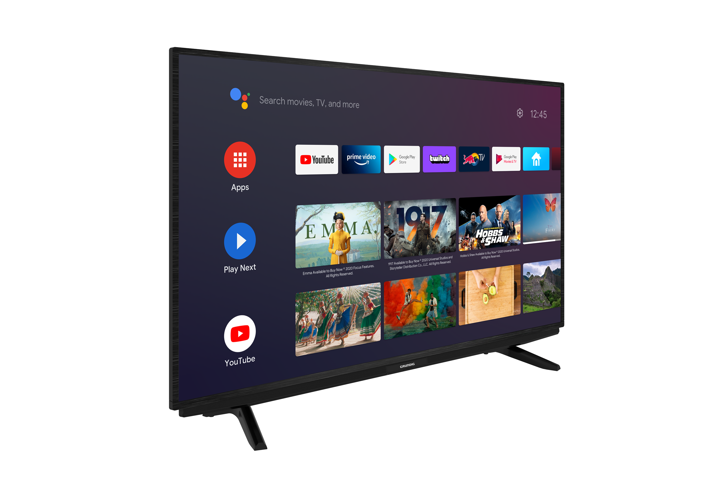 GRUNDIG 55 GGU 7880 B 55 inç 139 Ekran Uydu Alıcılı Android Smart 4K Ultra HD LED TV
