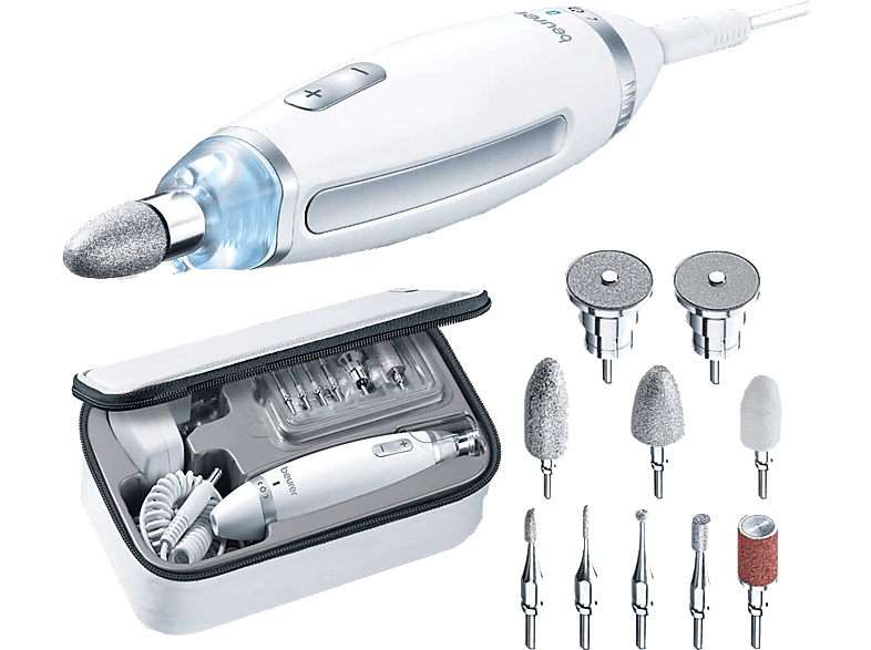 BEURER MP 62 MANICURE/PEDICURE SET WHT - Maniküre-/Pediküreset (Weiss)