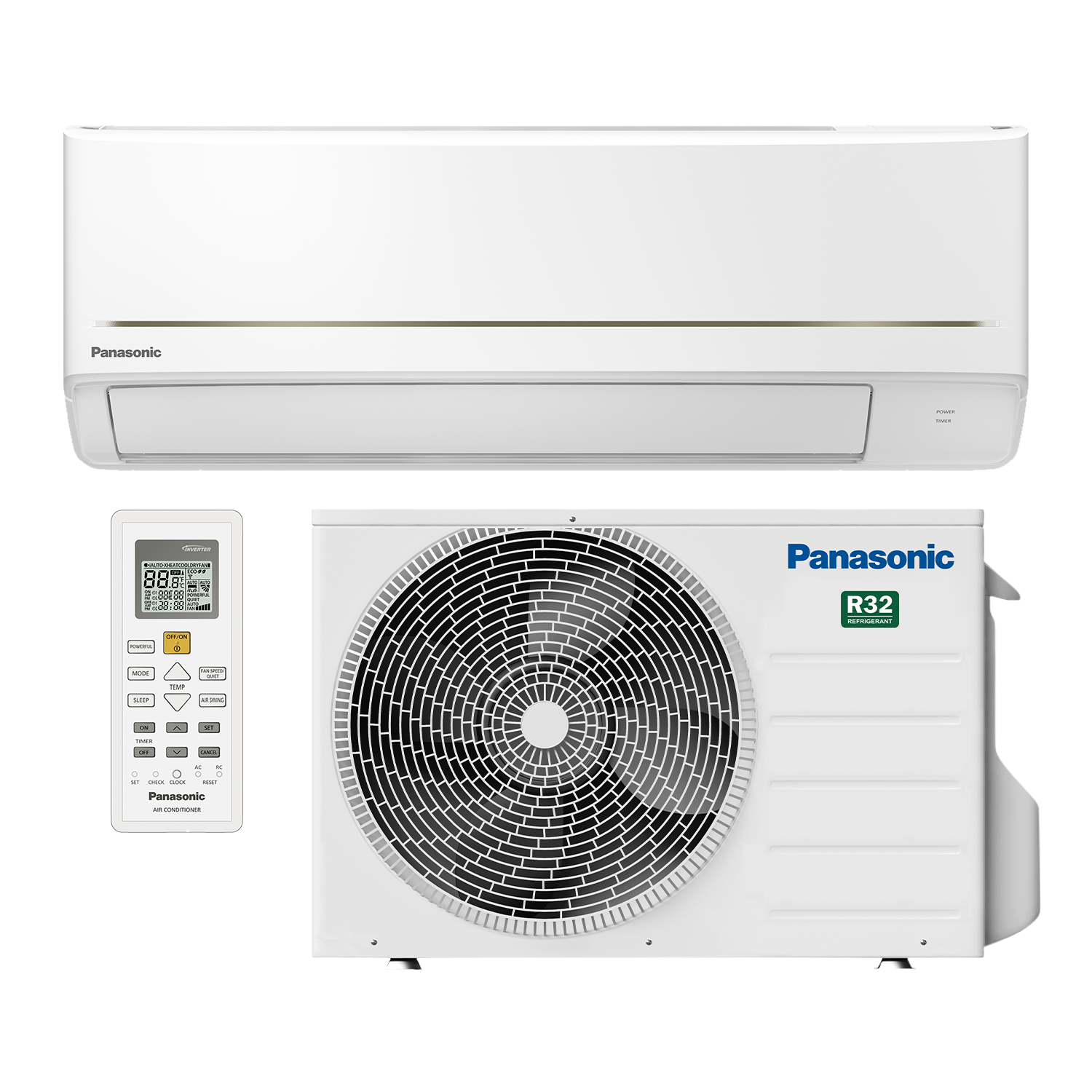 Aire Acondicionado Panasonic kitpz35wke split 1x1 2925 frigh 3300 kcalh inverter bomba de calor 2.925 3.300