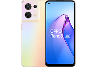 OPPO Reno8 5G - Smartphone (6.4 ", 256 GB, Shimmer Gold)