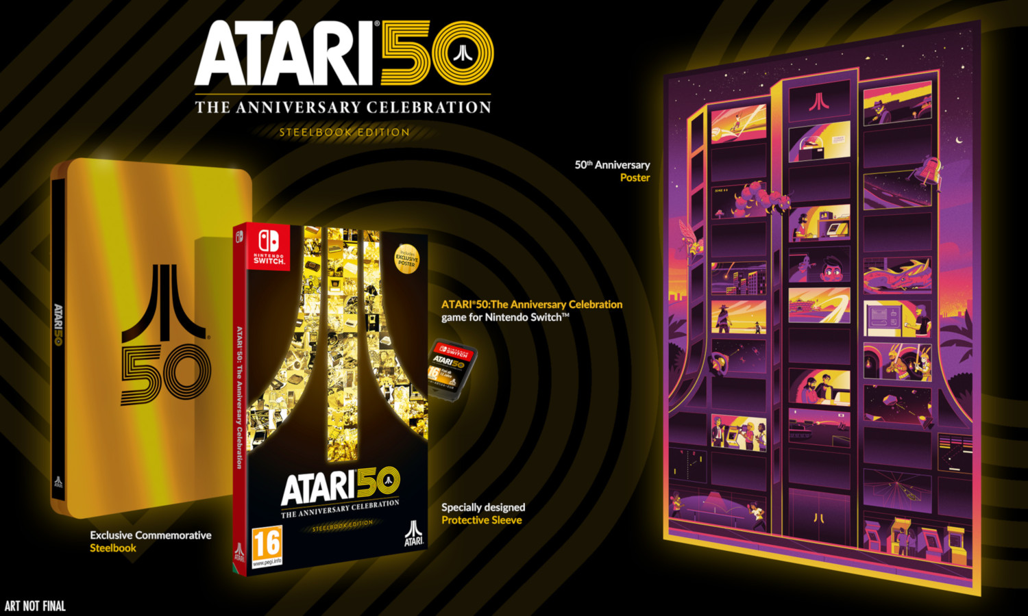 Atari 50: The Anniversary Celebration Steelbook Edition UK/FR Switch
