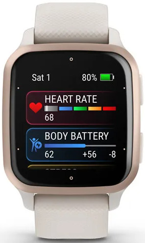 GARMIN Smartwatch Venu Sq 2 Peach Gold (010-02700-11) Smartwatch