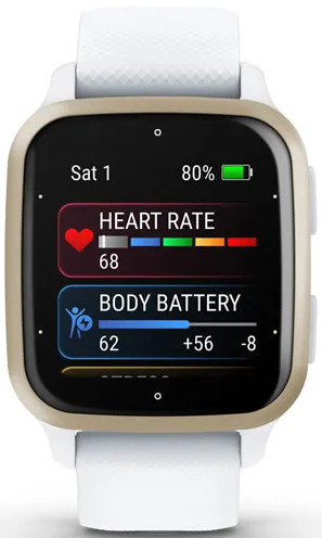 GARMIN Smartwatch Venu Sq 2 Cream Gold (010-02701-11) Smartwatch