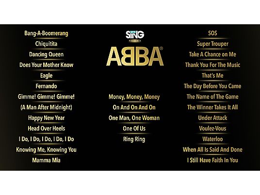Let's Sing ABBA - Nintendo Switch - Allemand, Français, Italien