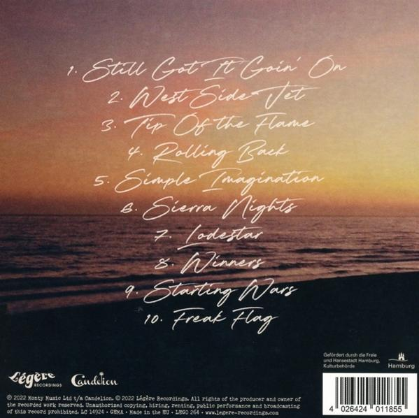 Albumcover mit Sonnenuntergang. Enthält Liedtexte. Titel ist 'Still Got It Goin' On'.