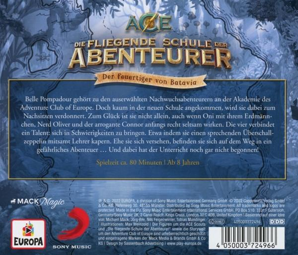 Rückseite einer DVD-Hülle mit Text und einem Logo.