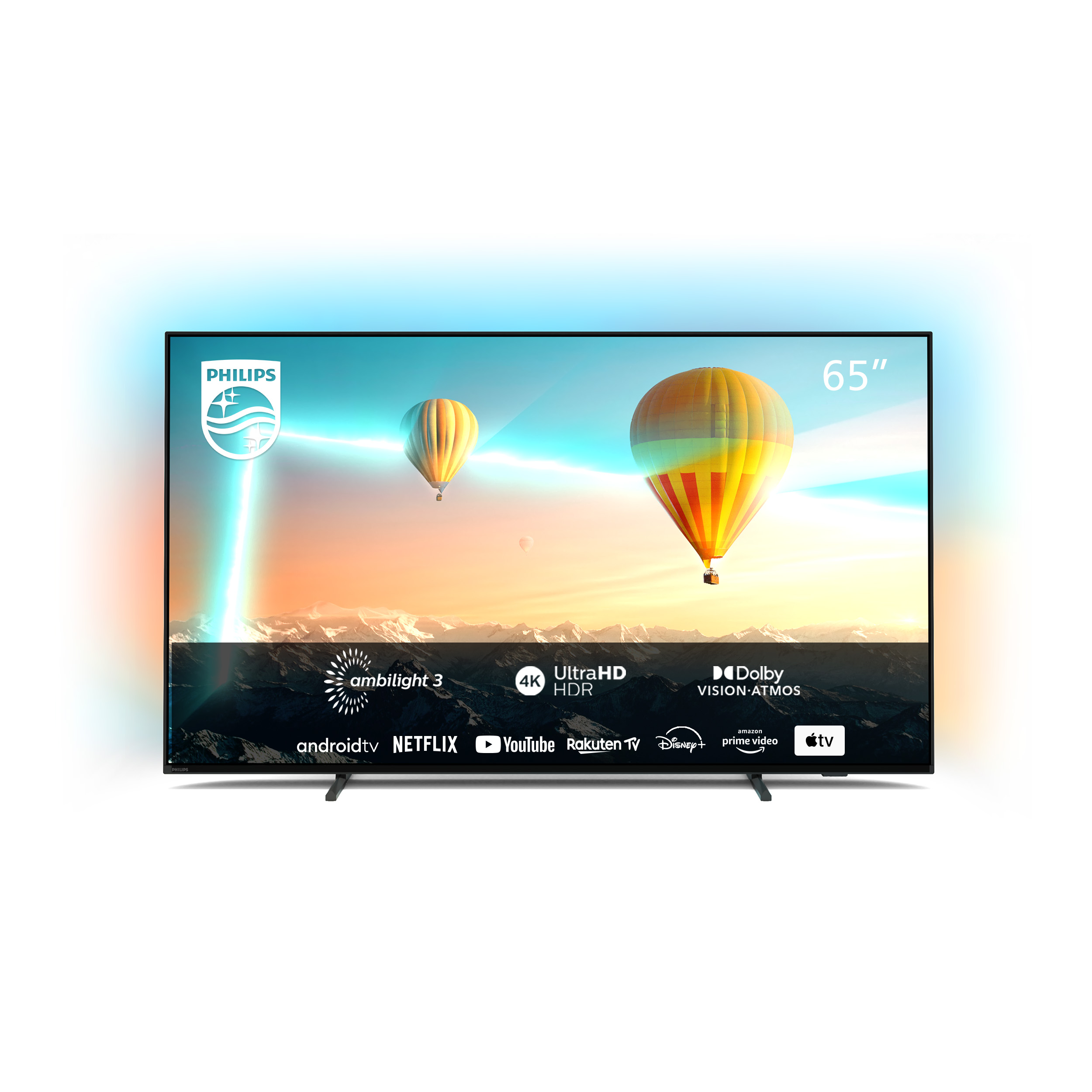 PHILIPS 65PUS8007 65 inç 165 Ekran Uydu Alıcılı Smart 3 Taraflı Ambilight 4K Ultra HD LED TV