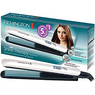 REMINGTON S 8500 Shine Therapy Haarglätter (Keramik, Temperaturstufen: 9, Weiß)
