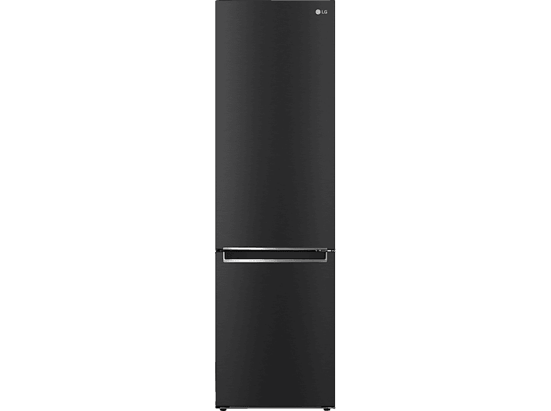 Kühlgefrierkombination Matte 172 Black (C, mm MediaMarkt Serie Matte GBB72MCVCN1 2030 hoch, | LG Black) kWh, 7