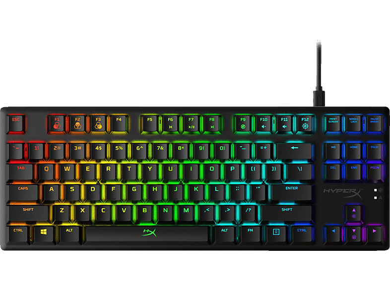 HYPERX Alloy Origins Core Tenkeyless, Gaming Tastatur, Sonstiges, Kabelgebunden, Schwarz