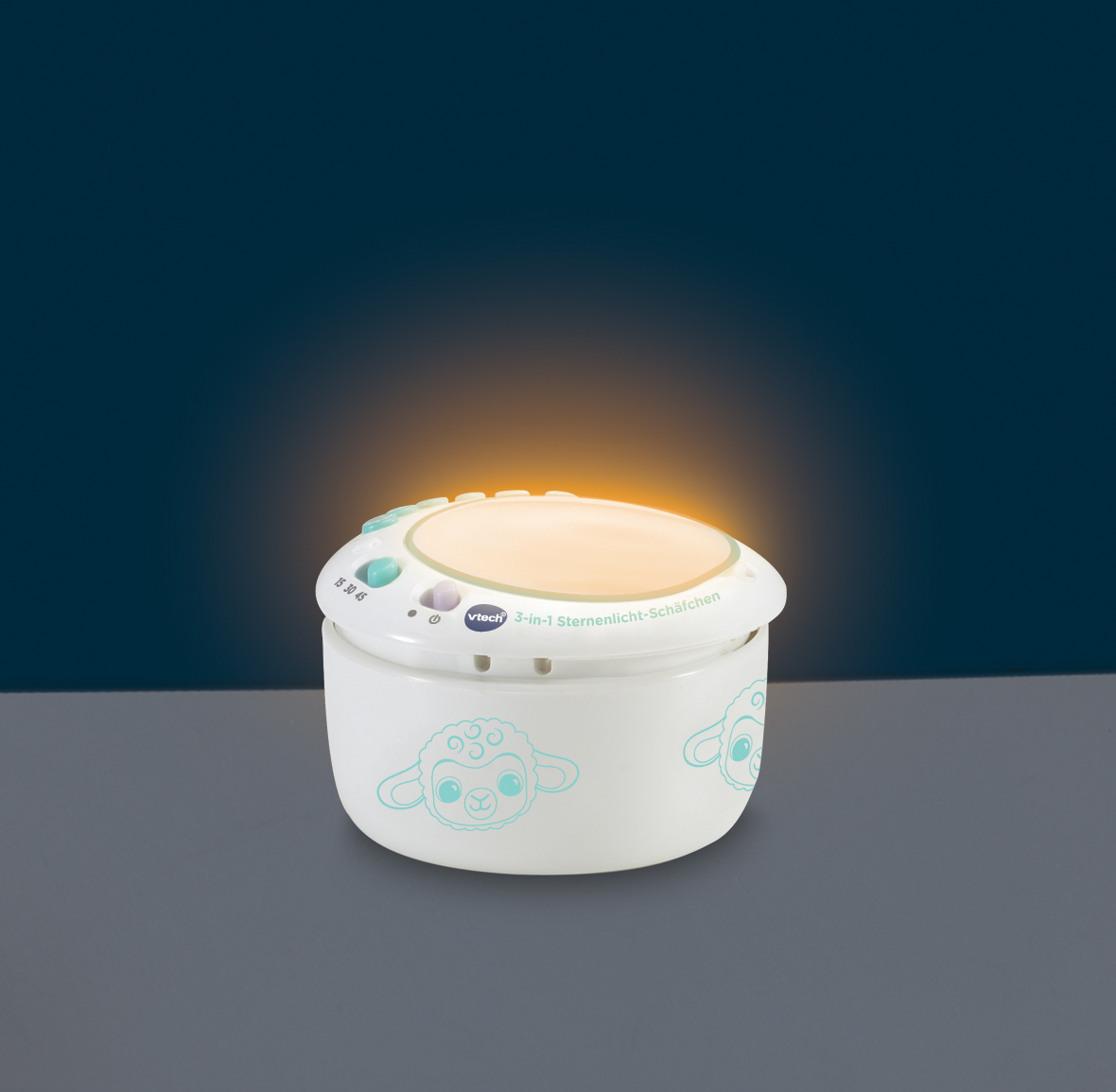 VTECH 3-in-1 Sternenlicht-Schäfchen Plüschfigur, Mehrfarbig