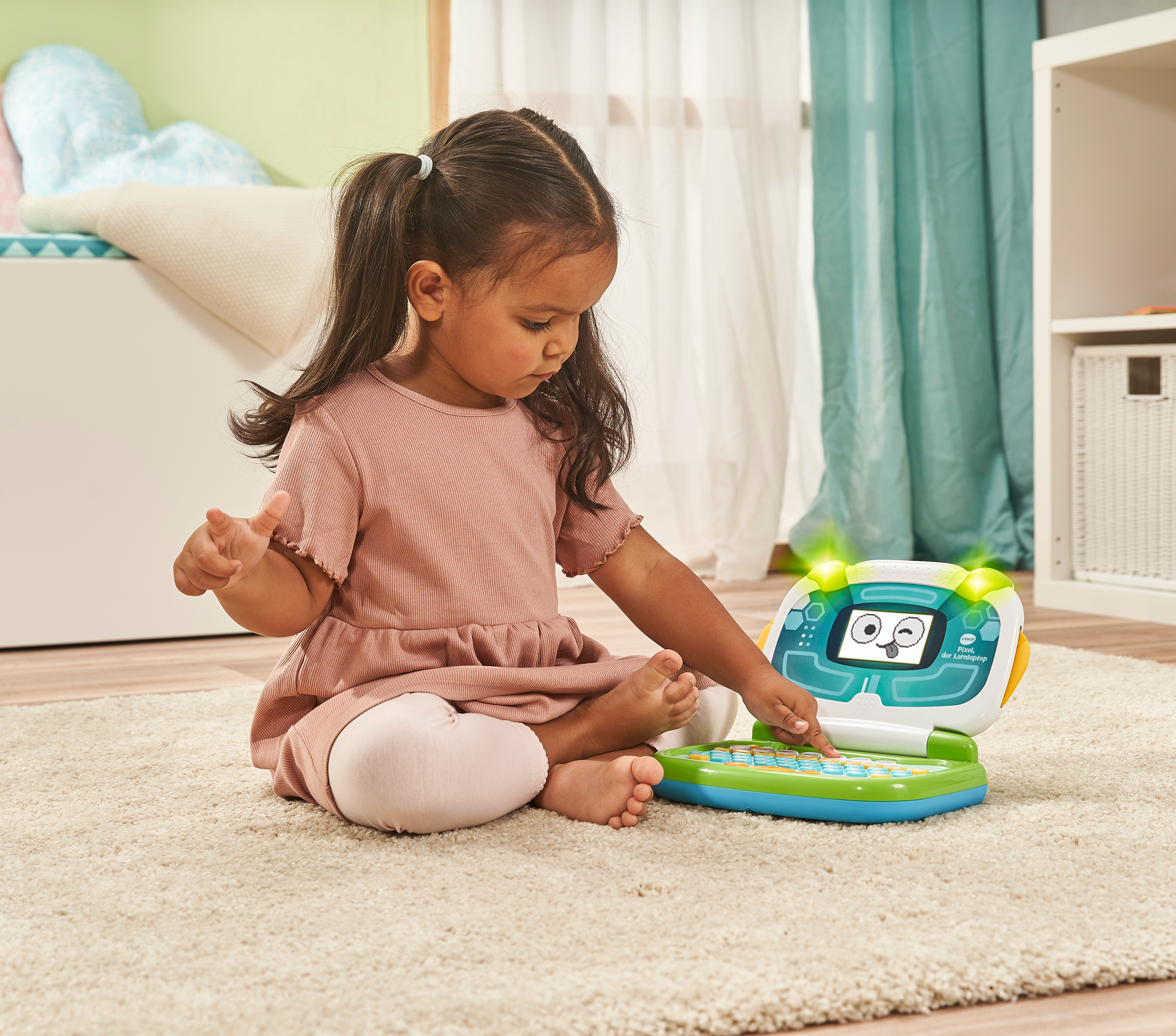 VTECH Pixel, der Lernlaptop Mehrfarbig Lernlaptop