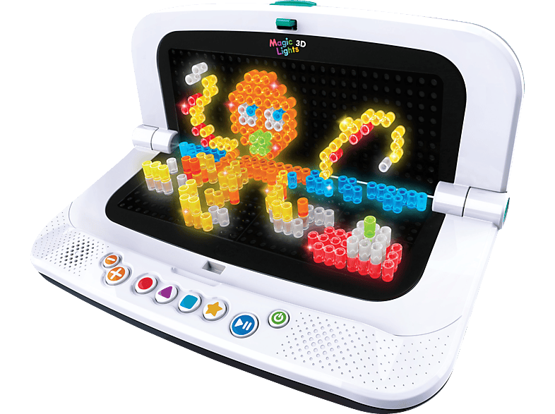 VTECH Magic Lights 3D Elektronisches Steckspiel, Mehrfarbig | MediaMarkt