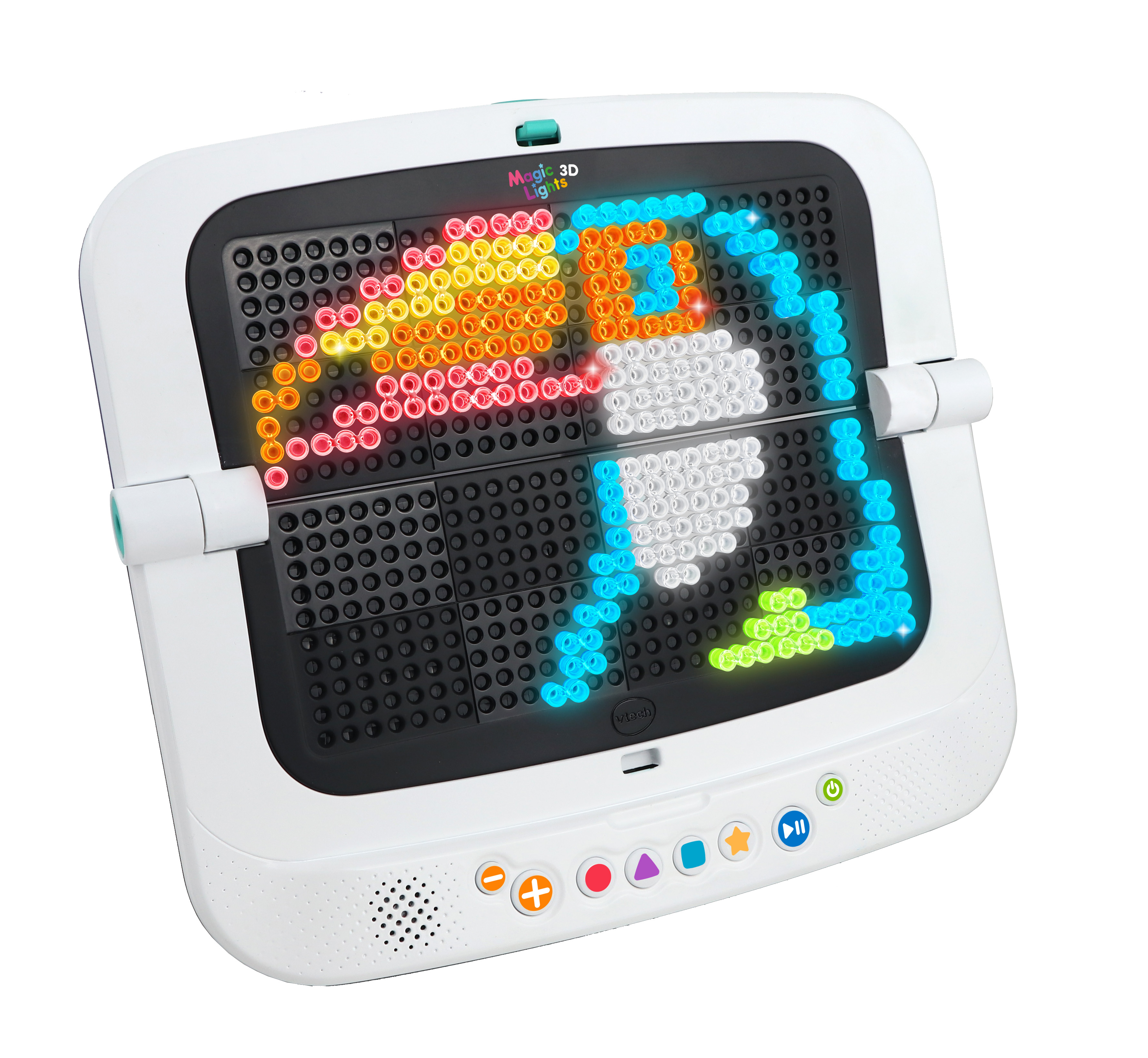 VTECH Magic Lights 3D Elektronisches Steckspiel, Mehrfarbig