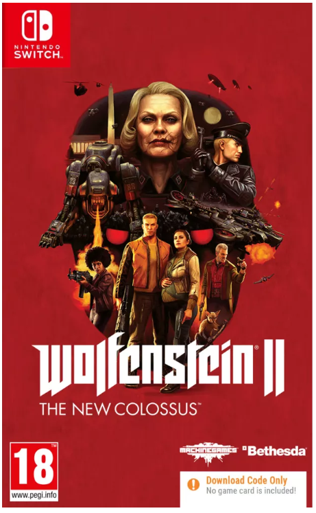Wolfenstein 2: The New Colossus (Code in Box) | Nintendo Switch