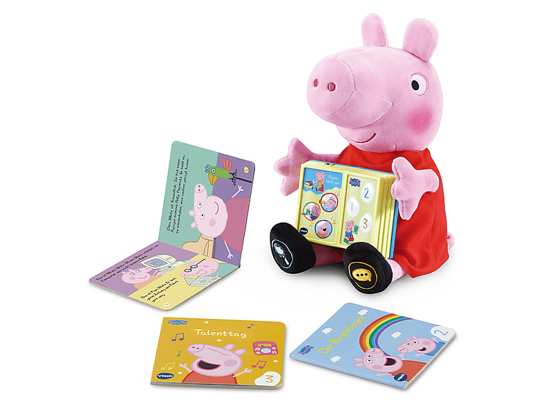 TY Beanie Buddies Peppa Pig Plüschtier – Mehrfarbig, Offiziell Lizenziert, Mit Mint-Tag – Kuscheliges Spielzeug Für Kinder