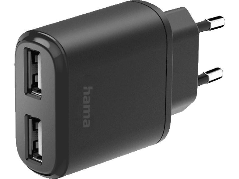 Hama Micro-USB Ladegerät 2,4 A – Schwarz/blau, Netzteil Für Smartphones & Tablets