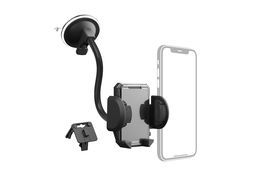 WICKED CHILI 2in1 KFZ Universal Handyhalterung für iPhone 15, 14 ,13, 12, ( Pro, Max, Mini) Samsung Galaxy, Pixel KFZ-Handyhalterung, schwarz