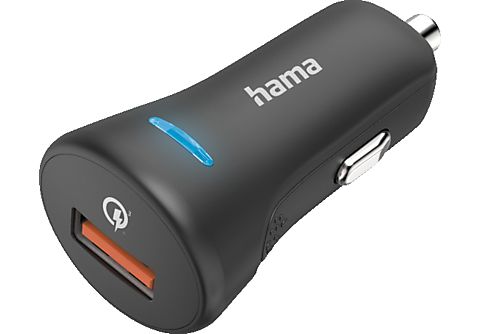 HAMA Qualcomm Quick Charge 3.0, USB-A KFZ-Ladegerät Universal 19.5