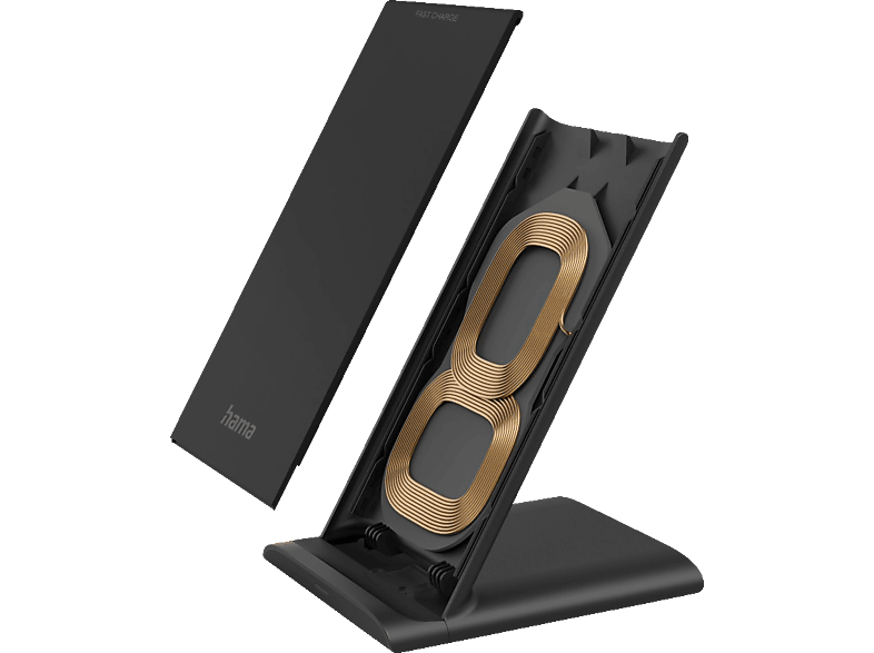 Thumbnail - HAMA Wireless Charger "QI-FC10S" Ladegerät Universal 10 Watt, Schwarz