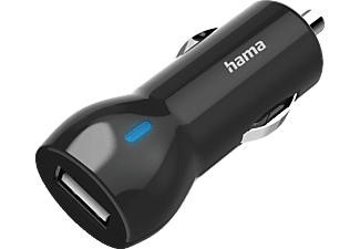 HAMA 12 Watt USB-A Kfz-Ladegerät Universal, 5 Volt, Schwarz