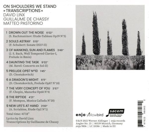 David Linx - On Shoulders We Stand  - (CD)