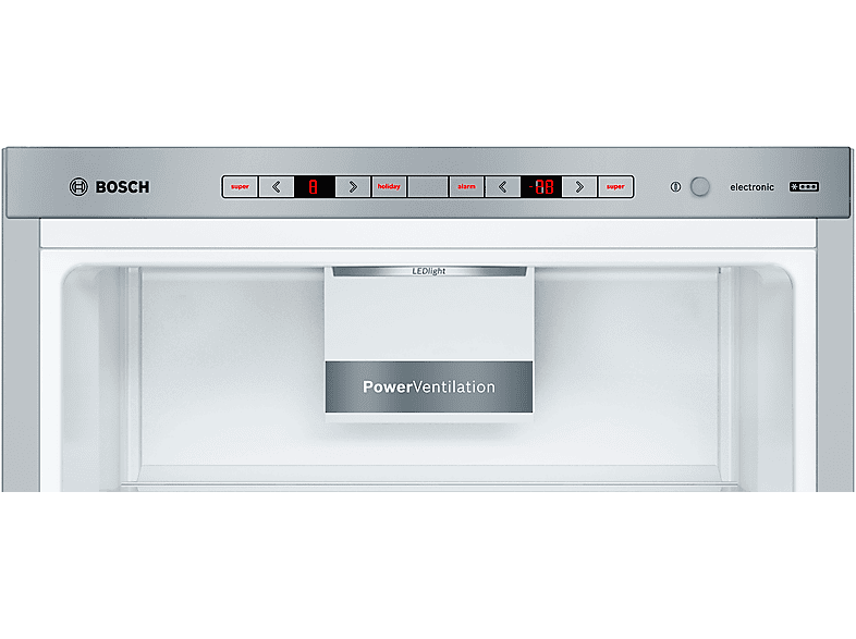 BOSCH Kühl-/Gefrierkombination Serie 6 "KGE36ALCA" 186 cm hoch 60 cm breit