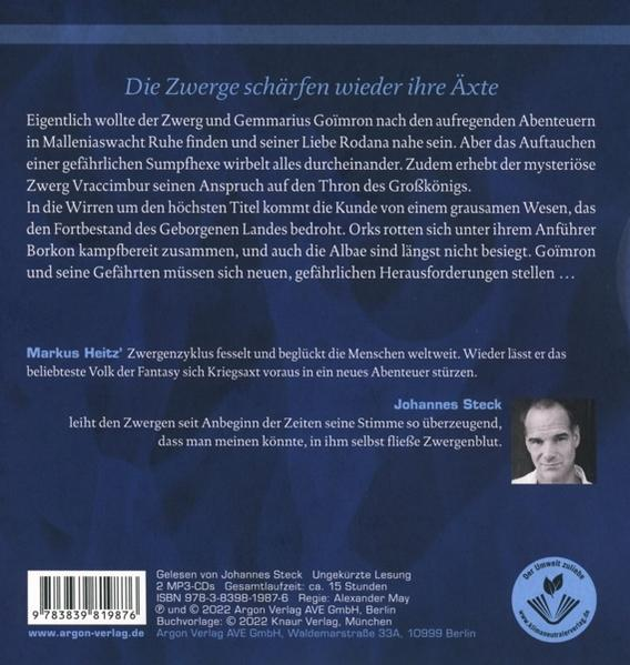 Johannes Steck - Das Herz der Zwerge 1  - (MP3-CD)