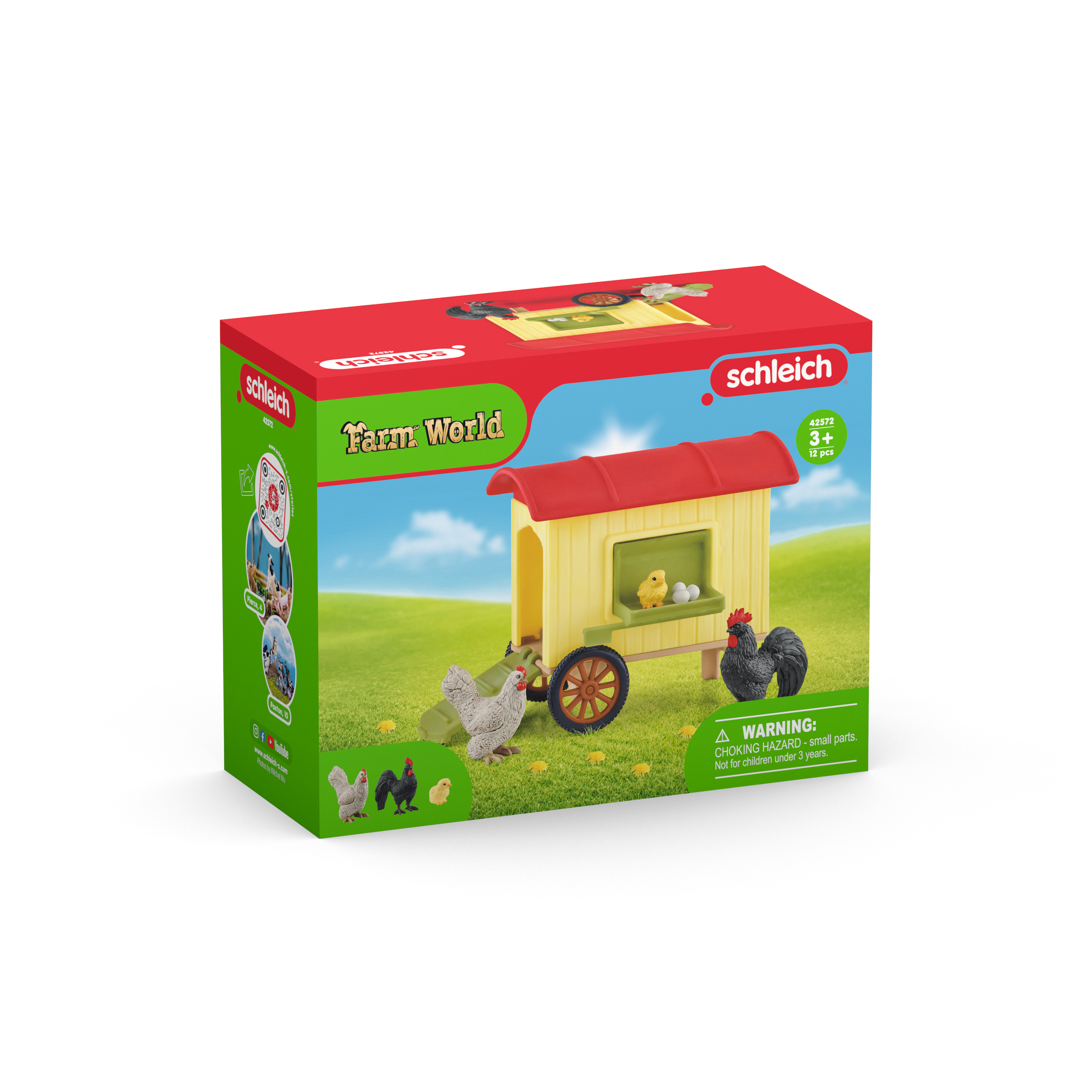 Spielset 42572 Hühnerstall SCHLEICH Mehrfarbig