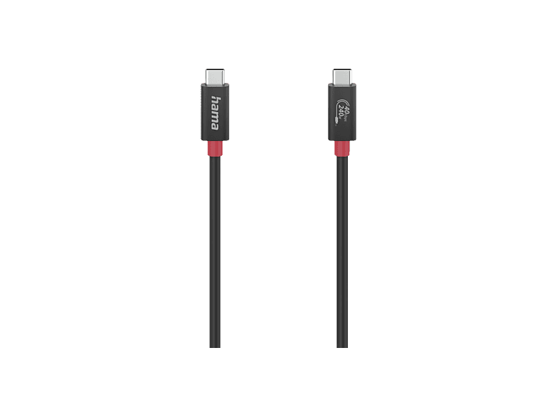 HAMA USBCKabel, EMarker, USB4 Gen3, 40 Gbit / s, 5