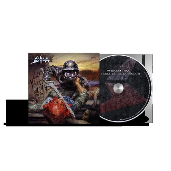 CD-Cover mit Soldat und CD mit Text.