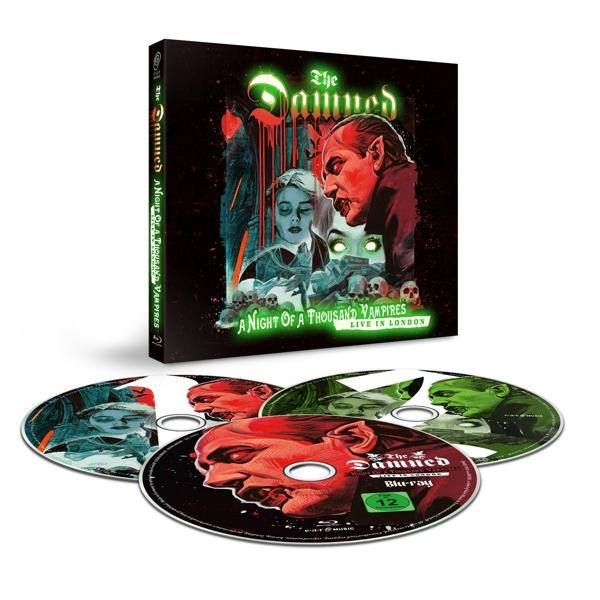 The Damned - A Night Of A Thousand Vampires (2CD+BD Digipak)  - (CD + Blu-ray Disc)
