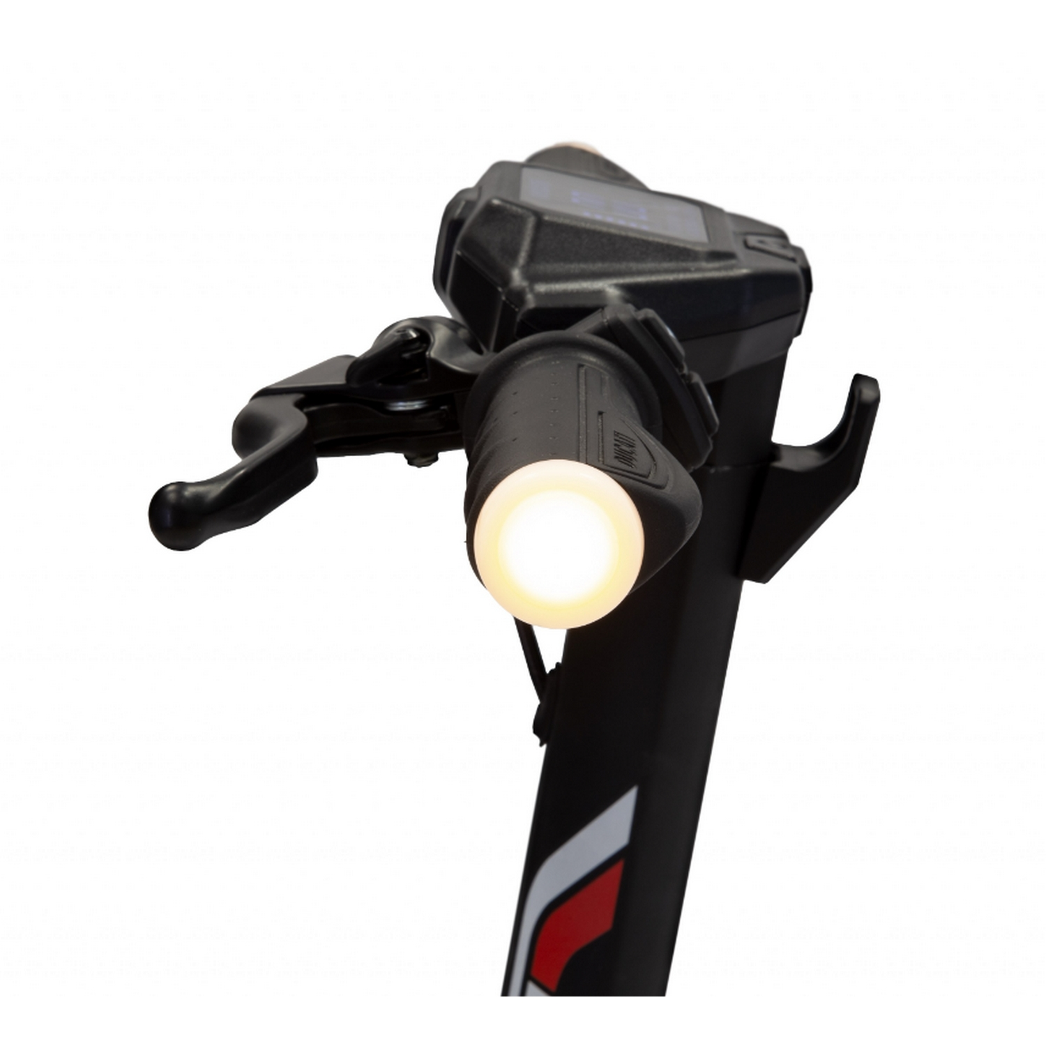 Patinete eléctrico - Ducati PRO-II Plus DU-MO-210010, Hasta 100 kg, Incluye intermitentes en los laterales, 25 km autonomía, Pantalla LCD, Negro