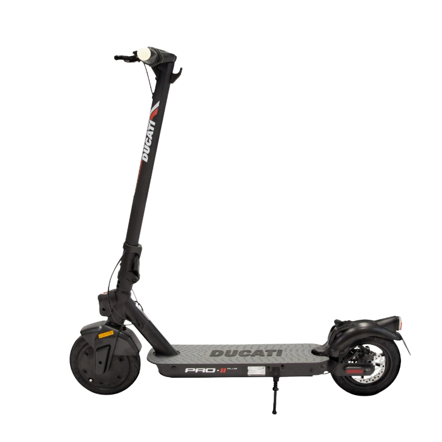 Patinete Ducati Proii plus dumo210010 hasta 100 kg incluye intermitentes en los laterales 35 autonomía pantalla lcd negro escooter motor plegable 350 w con flechas direccionales 25 78