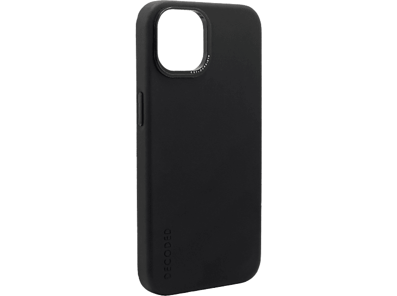 Decoded Iphone 14 Pro Lederen Hoesje Zwart
