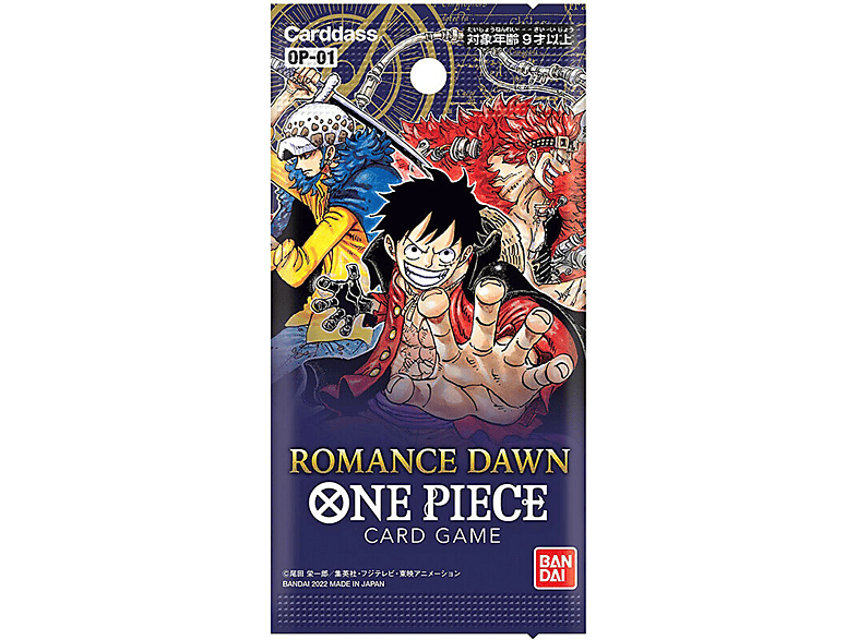 (OP01) One Card Romance Piece Game Booster Dawn BANDAI - Gesellschaftsspiel (Einzelartikel)