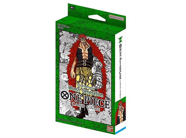 BANDAI One Generation Card Piece (ST02) Worst - Starter (Einzelartikel) Gesellschaftsspiel Game Deck