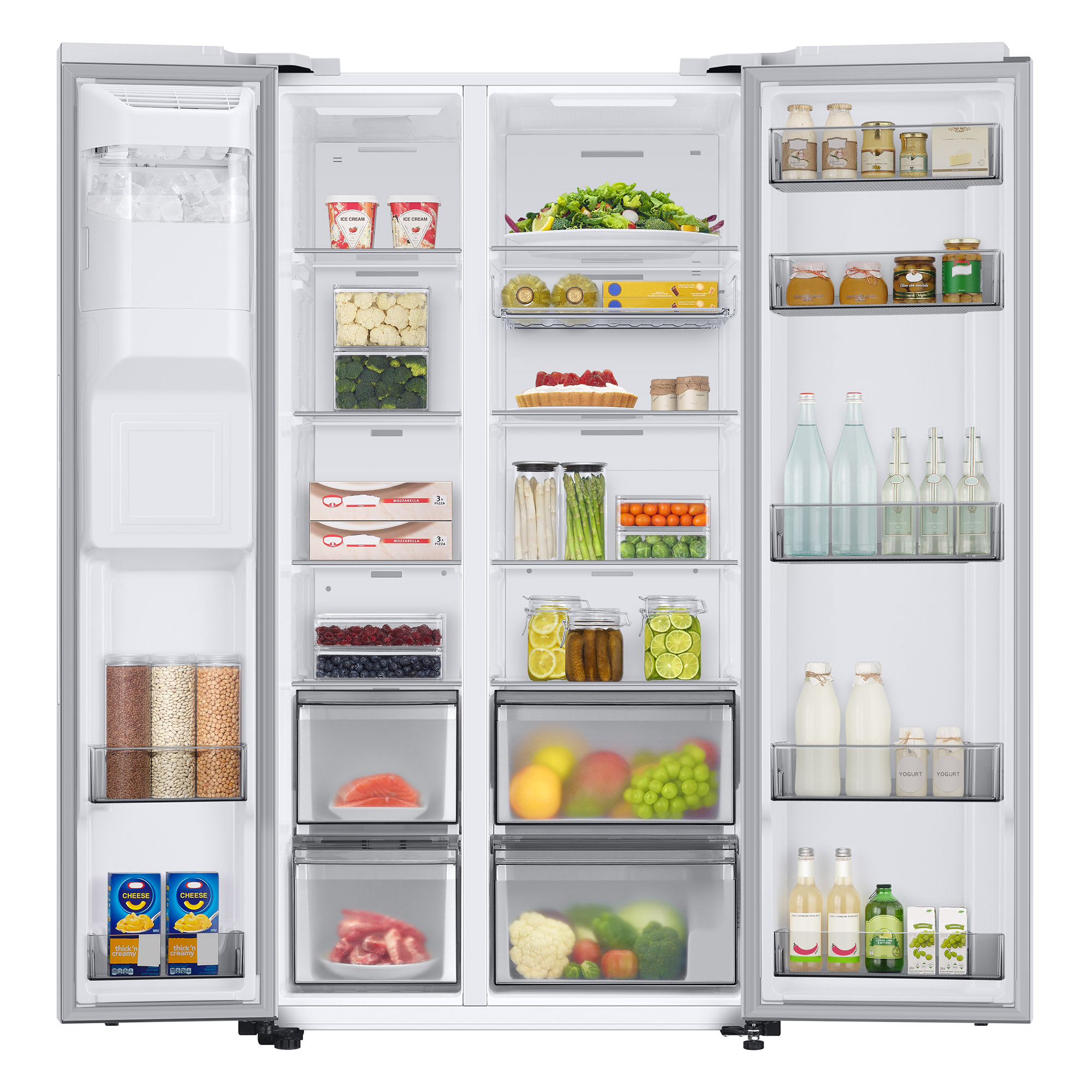 Frigorífico americano - Samsung RS68A8831WW/EF, 634 l, No Frost, 178 cm, Wi-Fi, Twin Cooling Plus, Blanco