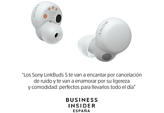 Auriculares True Wireless - Sony WFLS900N, LinkBuds S, Noise Cancelling, 20 h, Optimizado para Alexa y Google, Blanco
