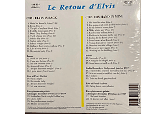 Elvis Presley - LE RETOUR D'ELVIS  - (CD)