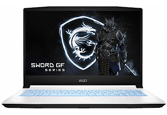 MSI Sword 15 A12UE 9S7-158333-842 Fehér Gamer laptop (15,6" FHD/Core i7/16GB/512 GB SSD/RTX3060 6GB/Win11H)