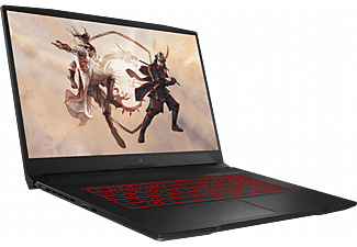 MSI Katana GF76 12UD 9S7-17L422-227 Gamer laptop (17,3" FHD/Core i5/16GB/512 GB SSD/RTX3050Ti 4GB/NoOS)